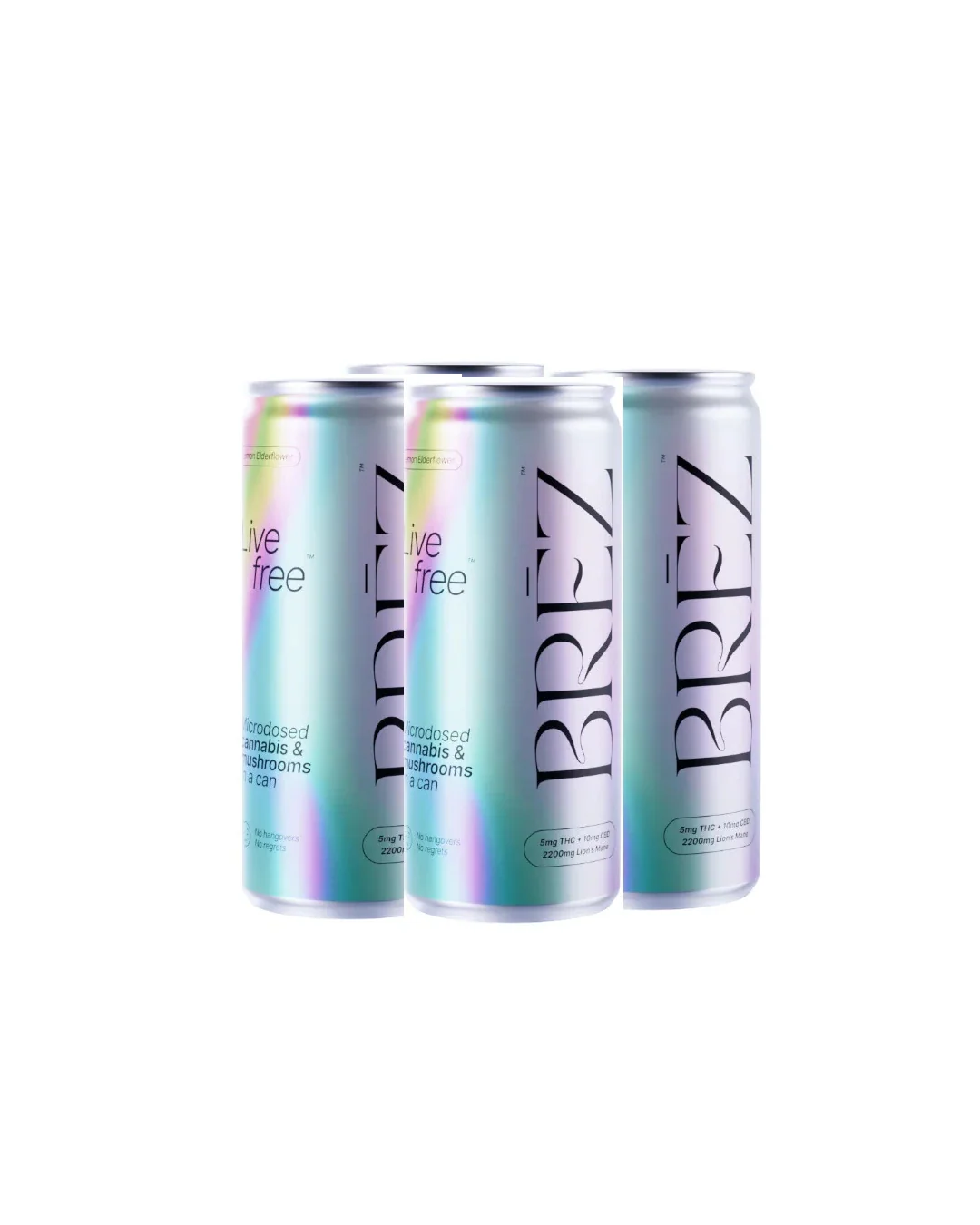 Brez Double Lemon Elderflower 5MG THC 4Pk