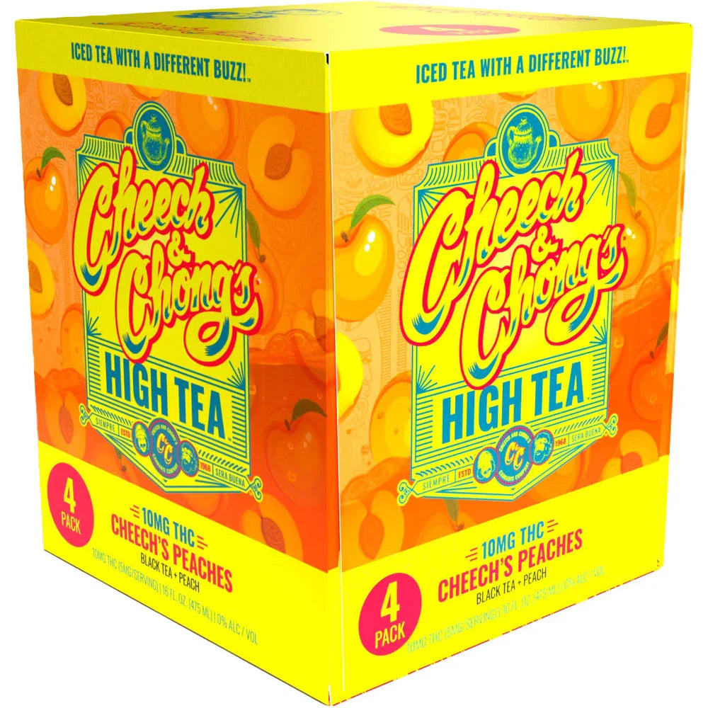 Cheech & Chong Cheech's Peaches Tea 10MG THC 4Pk