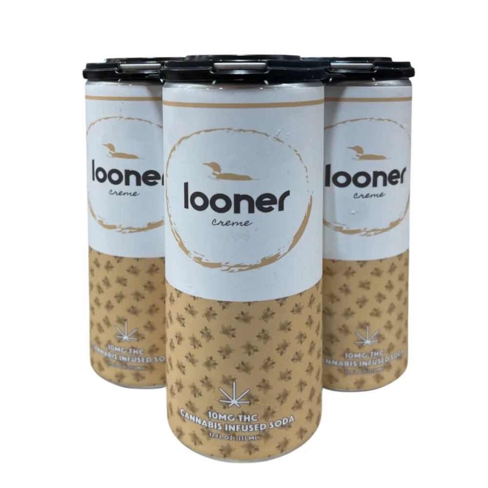 Looner Cream THC Soda 10MG 4Pk