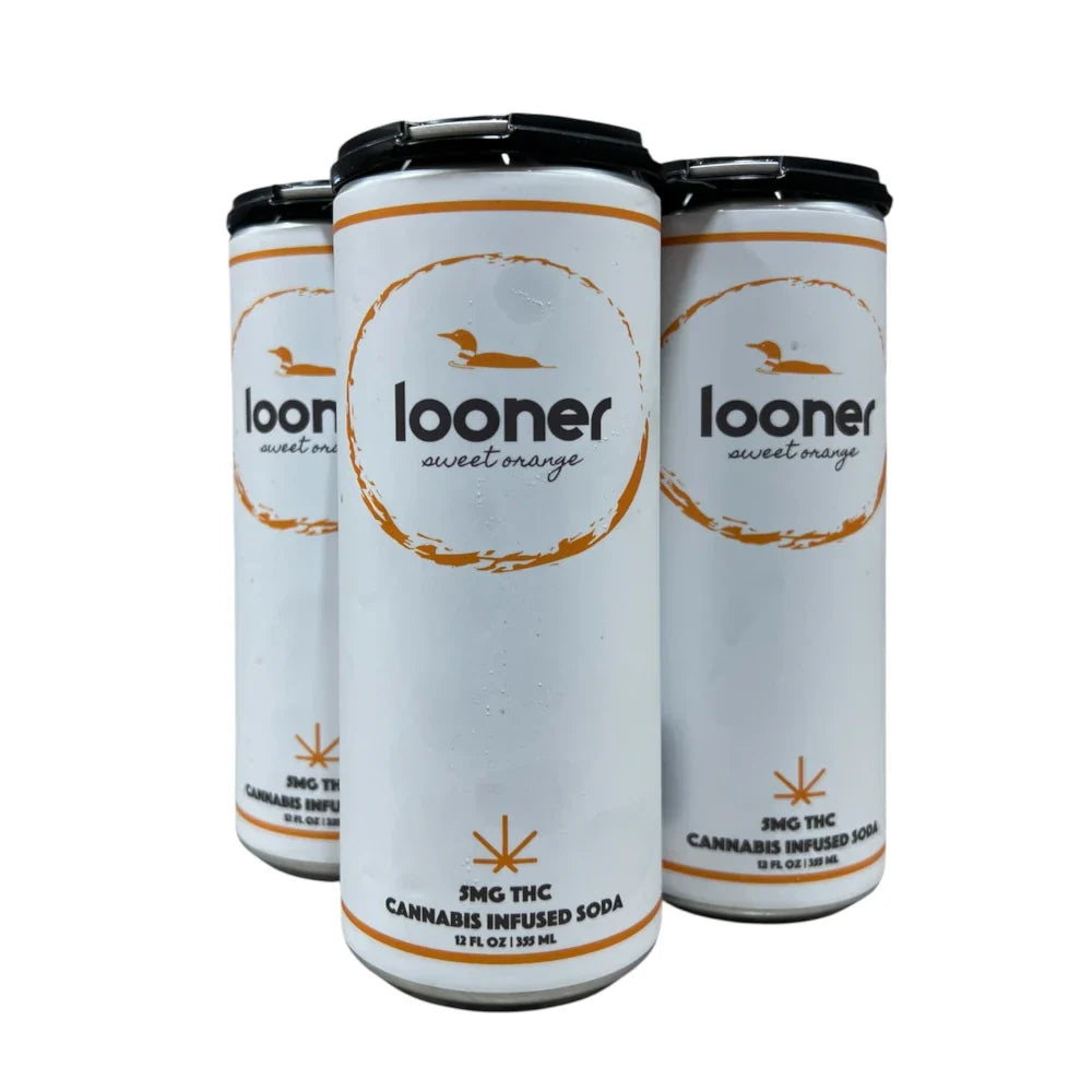Looner Sweet Orange THC Soda 5MG 4Pk
