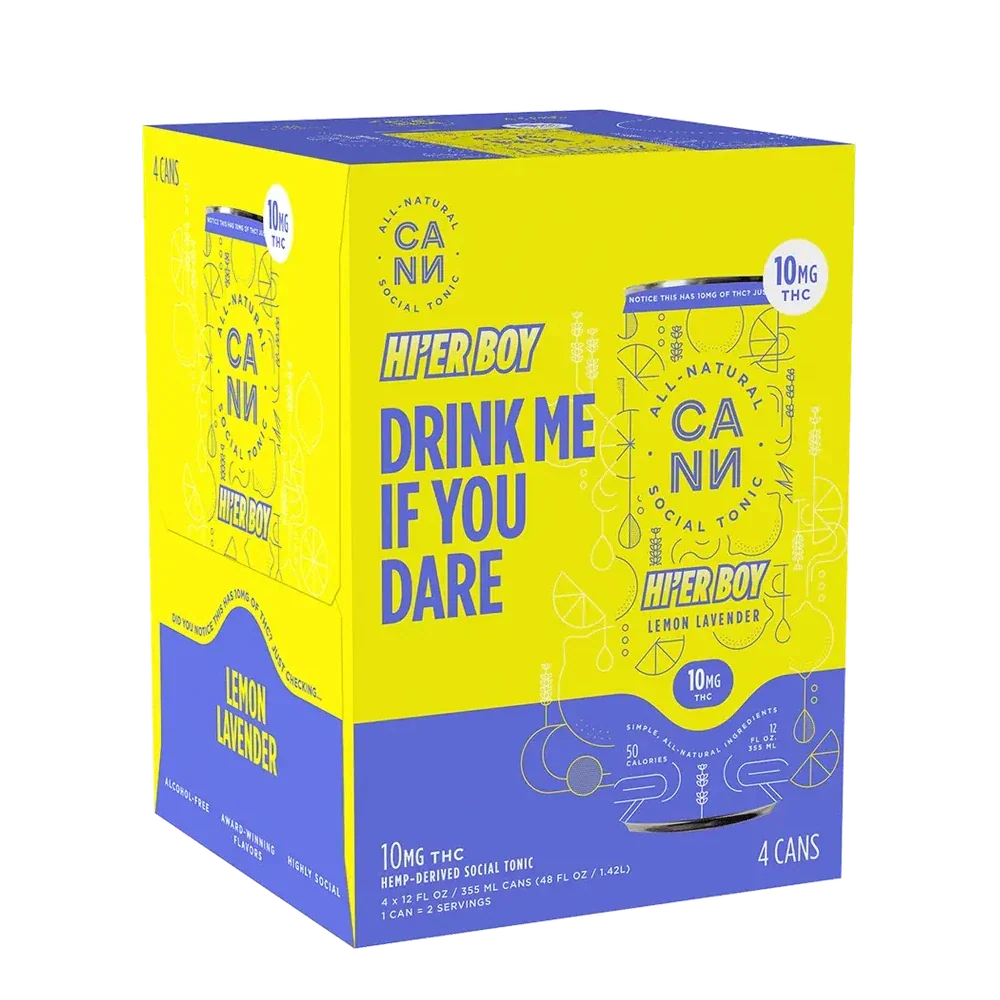 Cann Hi'er Boy Lemon Lavender 10MG 4PK