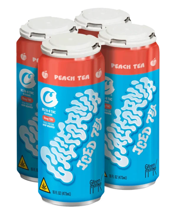 Cookies Peach Iced Tea 10MG 4Pk