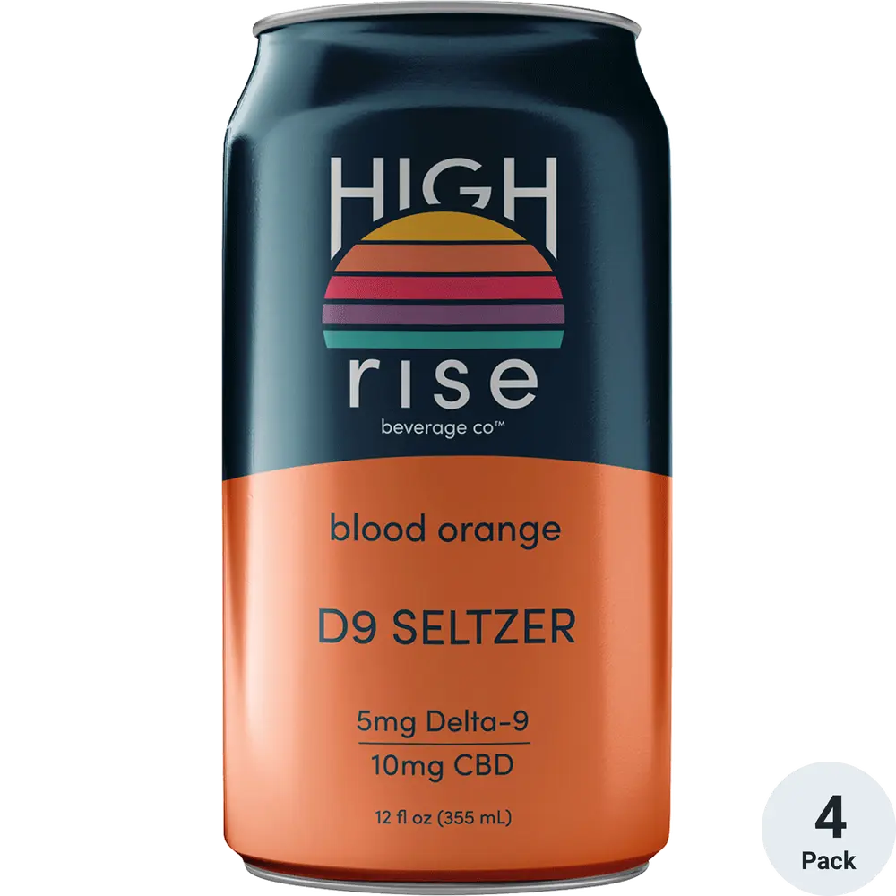 High Rise Blood Orange 5MG THC 4PK