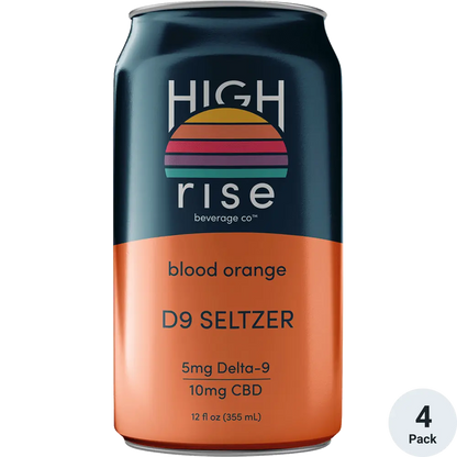 High Rise Blood Orange 5MG THC 4PK