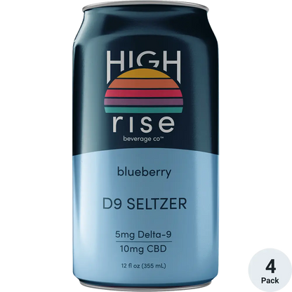 High Rise Blueberry 5MG THC 4Pk