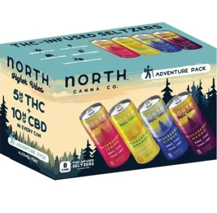 North Canna 5MG THC Variety 8Pk