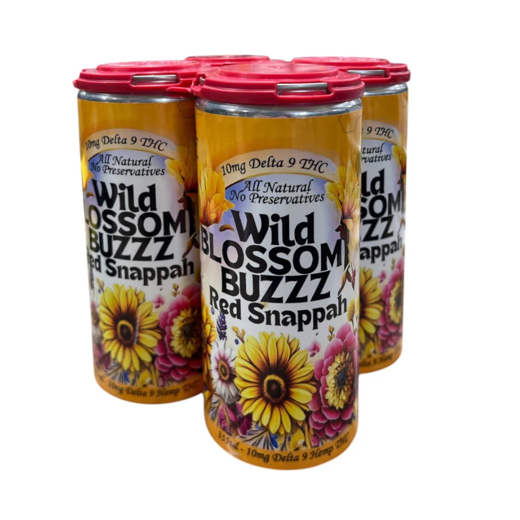 Wild Blossom Buzzz Red Snappah 10MG THC 4Pk