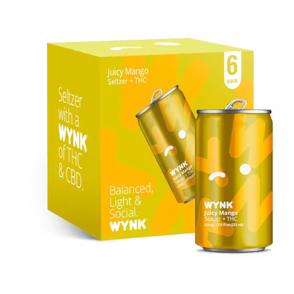 Wynk Juicy Mango 2.5MG THC 6PK